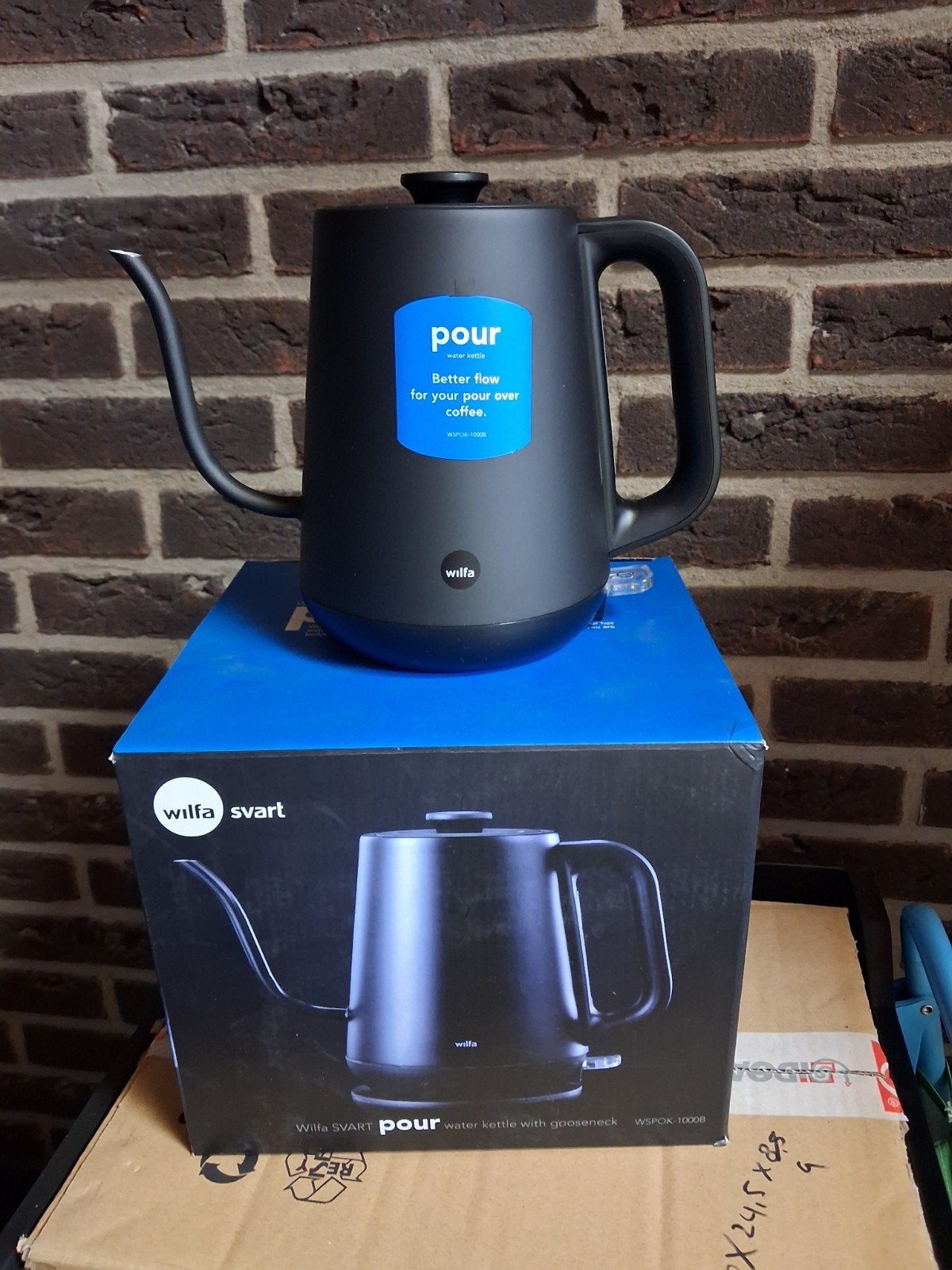 Wilfa Svart Pour waterkoker - Nieuw in doos, Ophalen of Verzenden