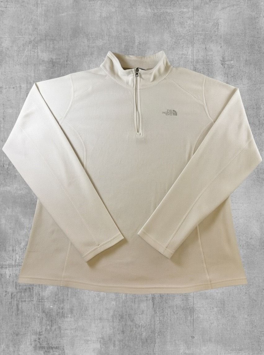 The North Face fleecetrui wit maat XL halve rits, Verzenden, Wit, VF International Sagl, Maat 46/48 (XL) of groter