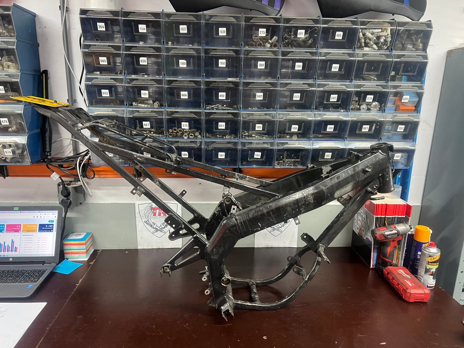 Derbi drd frame zonder wok, Ophalen, Frame, Gebruikt, Derbi