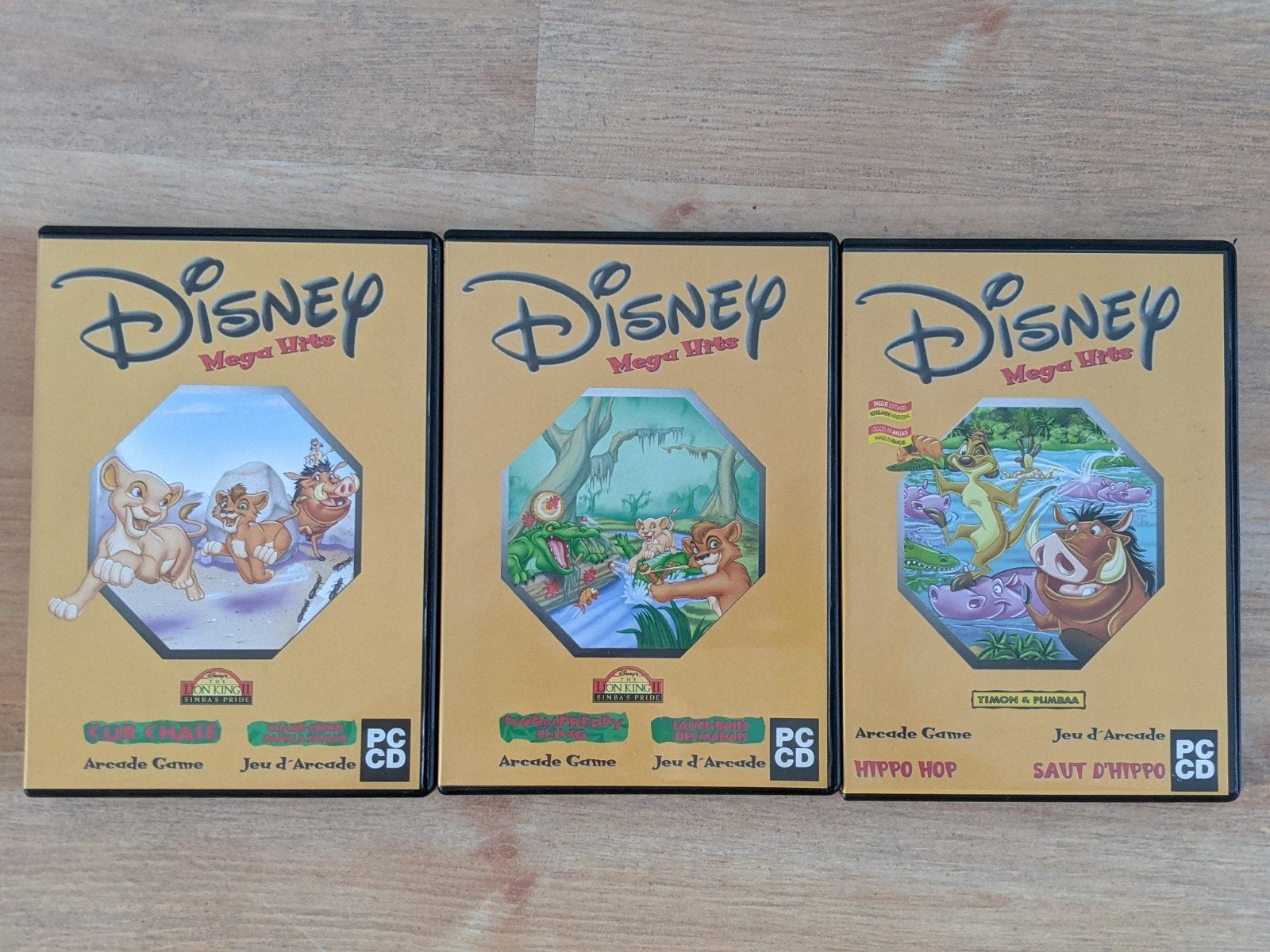 Disney PC Spellen - Timon & Pumbaa, Tarzan, Hippo H, Avontuur en Actie, Gebruikt, 1 speler, Ophalen of Verzenden