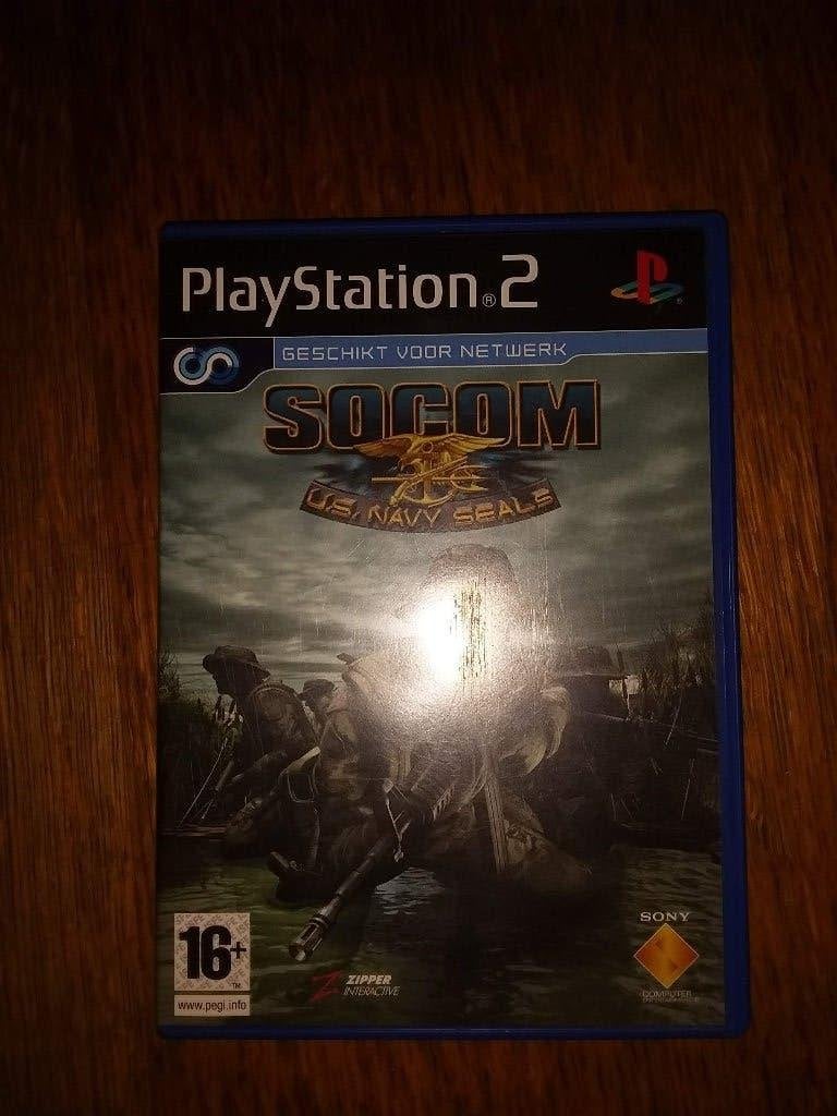playstation 2 game socom us navey seals, Spelcomputers en Games, Games | Sony PlayStation 2, Gebruikt, Vanaf 18 jaar, Shooter