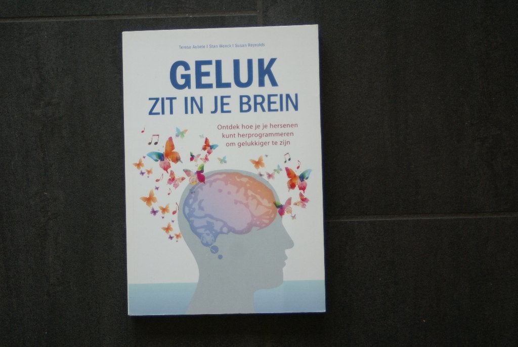 GELUK ZIT IN JE BREIN....., Ophalen of Verzenden, Zo goed als nieuw