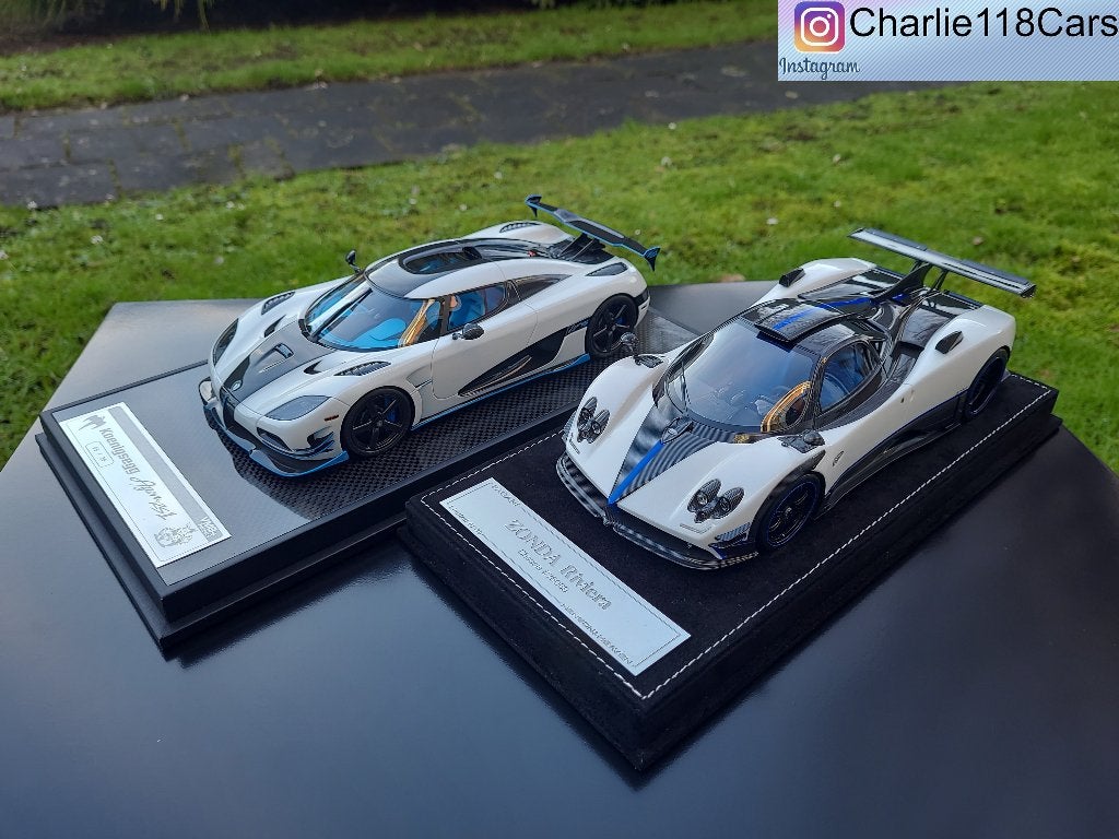 VMB 1/18 Koenigsegg Agera RS1 & HH 1/18 Pagani Zonda Riviera, Ophalen of Verzenden, Nieuw, Auto, Overige merken