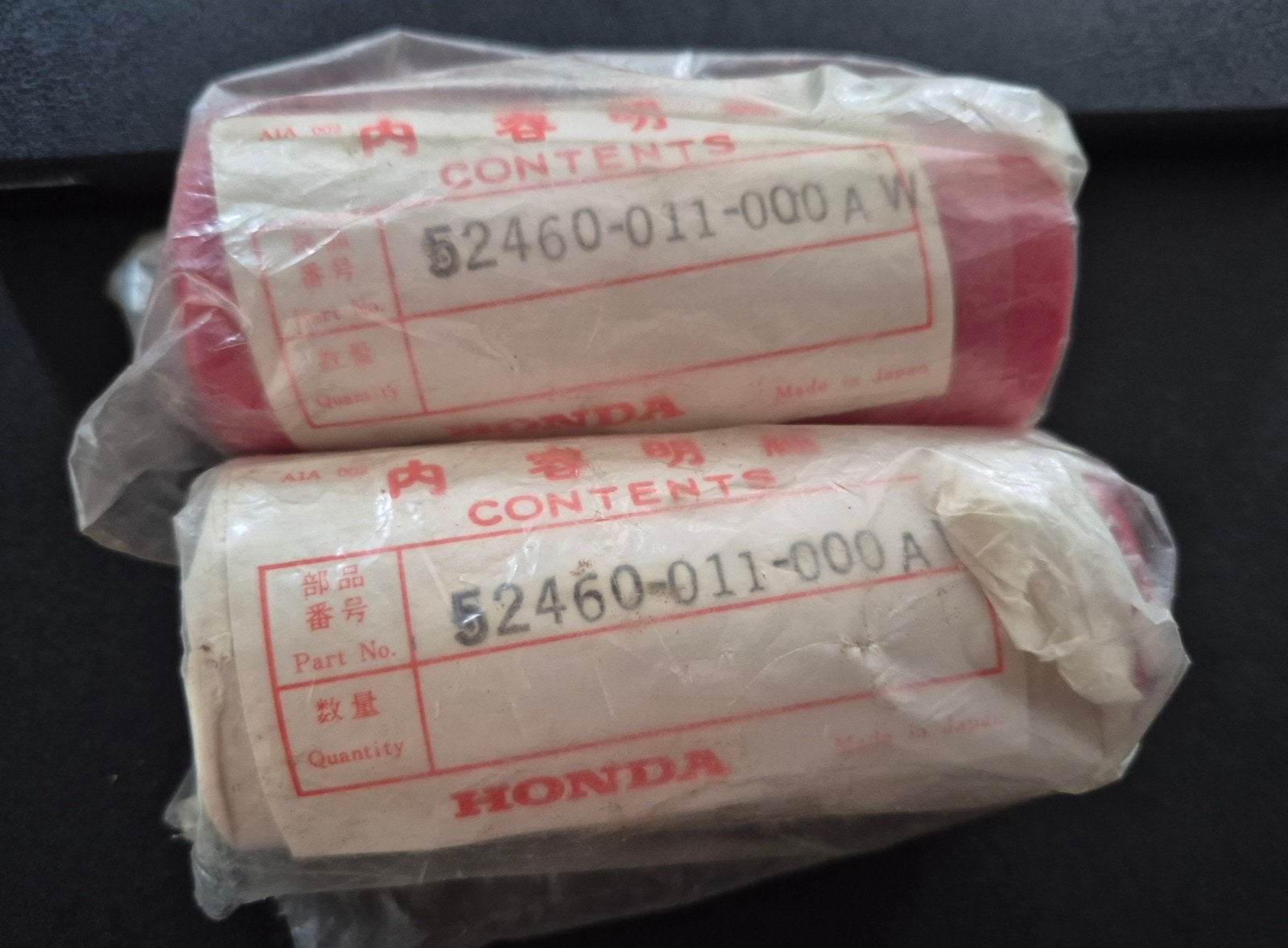 Honda c110 kunstof rood achterschokbrekers NOS, Fietsen en Brommers, Ophalen of Verzenden, Nieuw, Overige merken