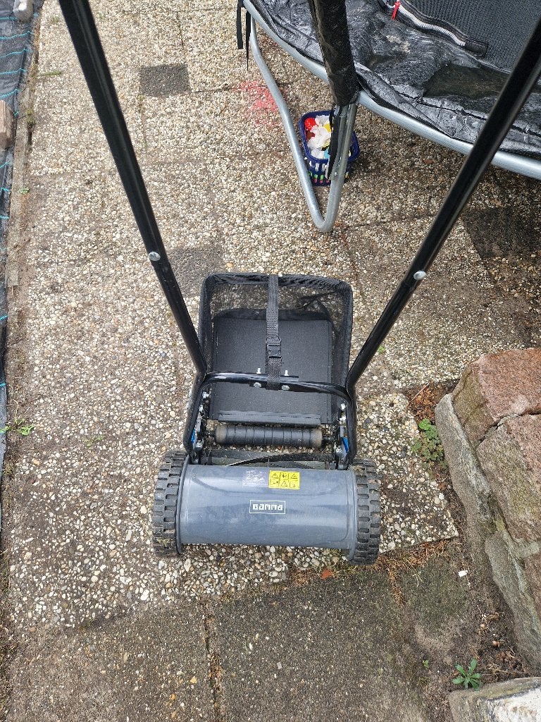 Grasmaaier, Ophalen, Gebruikt, Handgrasmaaier
