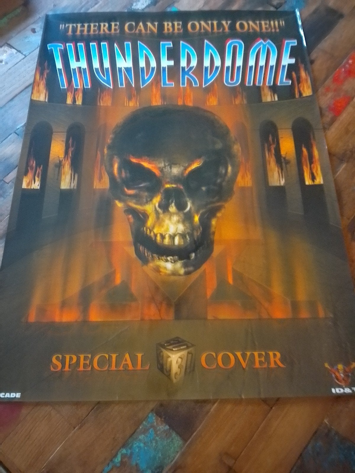 thunderdome 20 poster gabber 90s rave hardcore ID&T, Ophalen of Verzenden