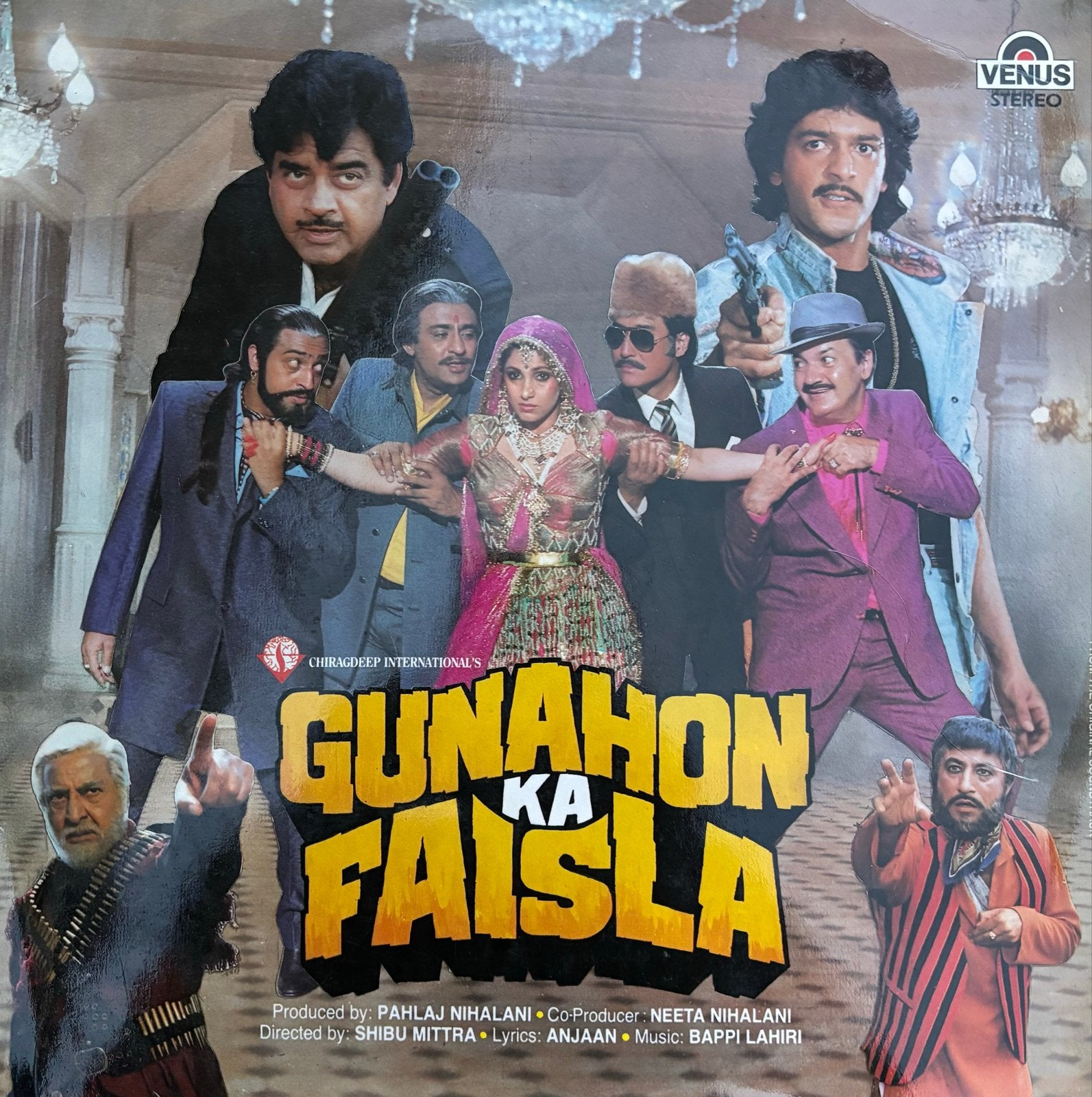 Gunahon Ka Faisla - Originele Soundtrack LP (Bollywood), Cd's en Dvd's, LP, Gebruikt, Verzenden, Originele persing