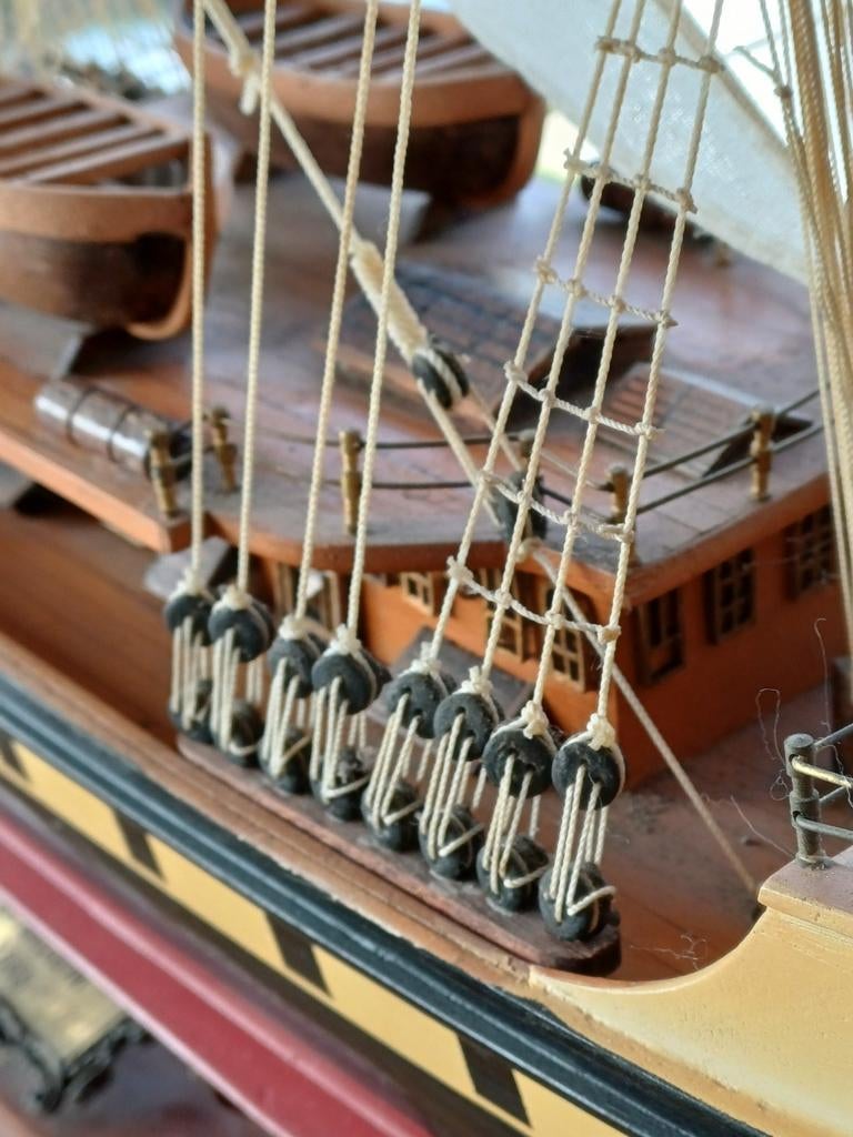 Le Belem 3 master uit 1895 - Zeer gedetailleerd scheepsmodel, Ophalen