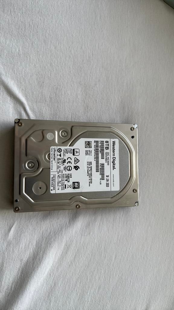 Western Digital Ultrastar 8TB Harde schijf, Computers en Software, Harde schijven, Intern, 8TB, Ophalen of Verzenden, Zo goed als nieuw