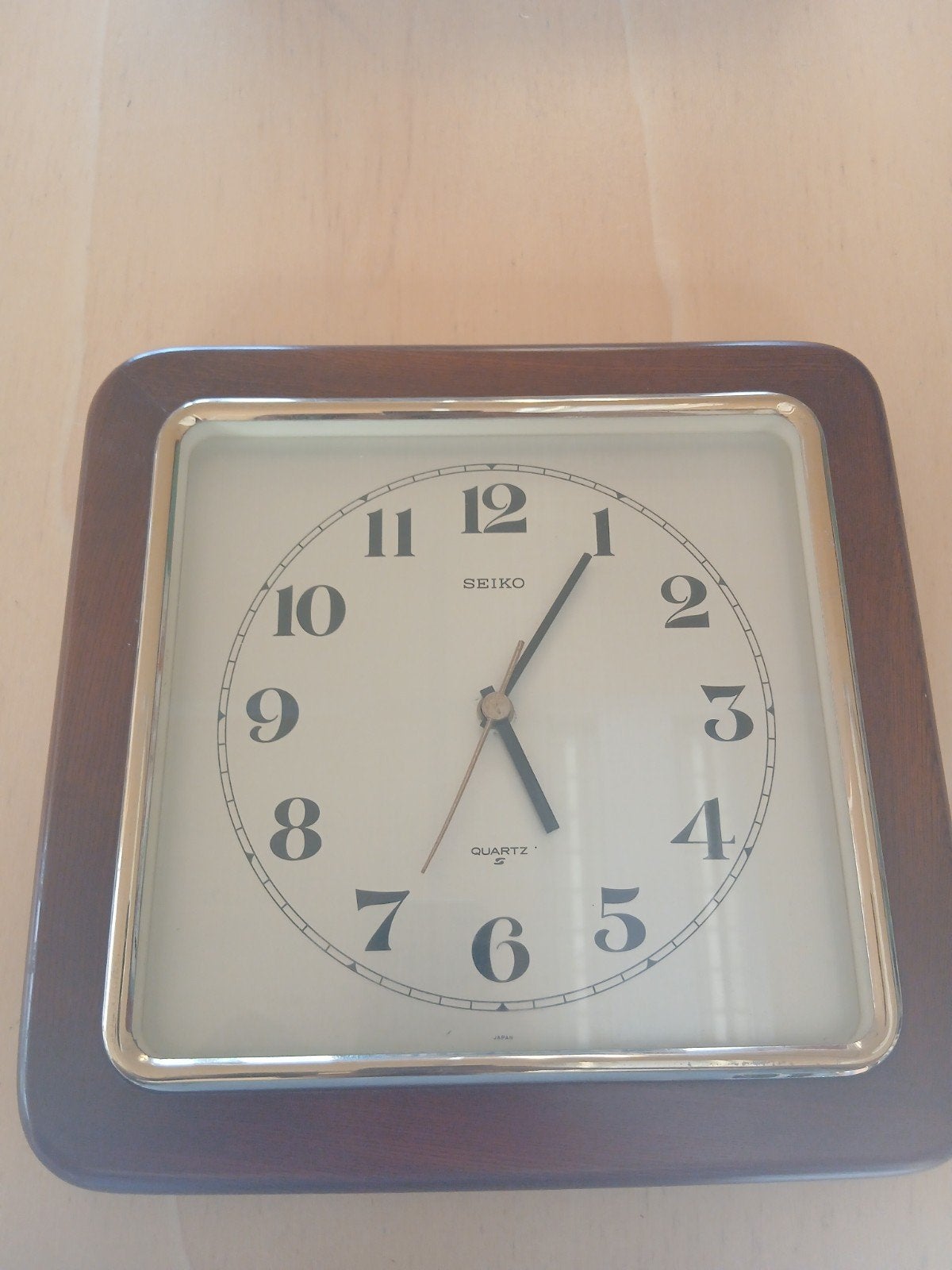 Seiko Quartz Wandklok - Klassiek Houten Design, Verzenden