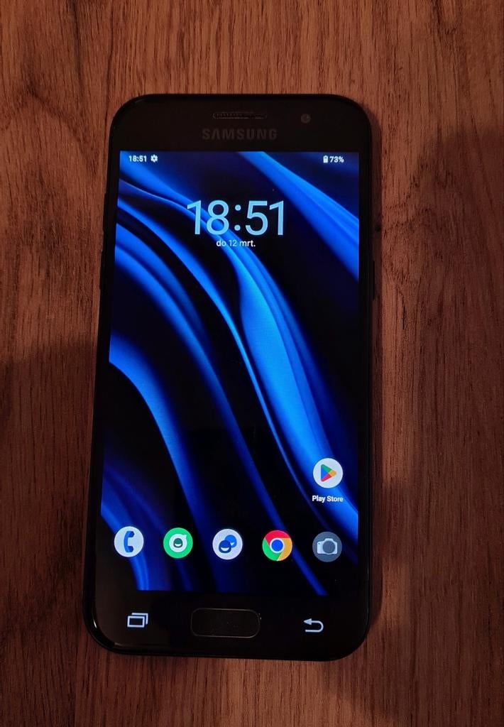 Samsung Galaxy A3 - Android 13 (LineageOS), Telecommunicatie, Gebruikt, Verzenden, Zwart, Touchscreen