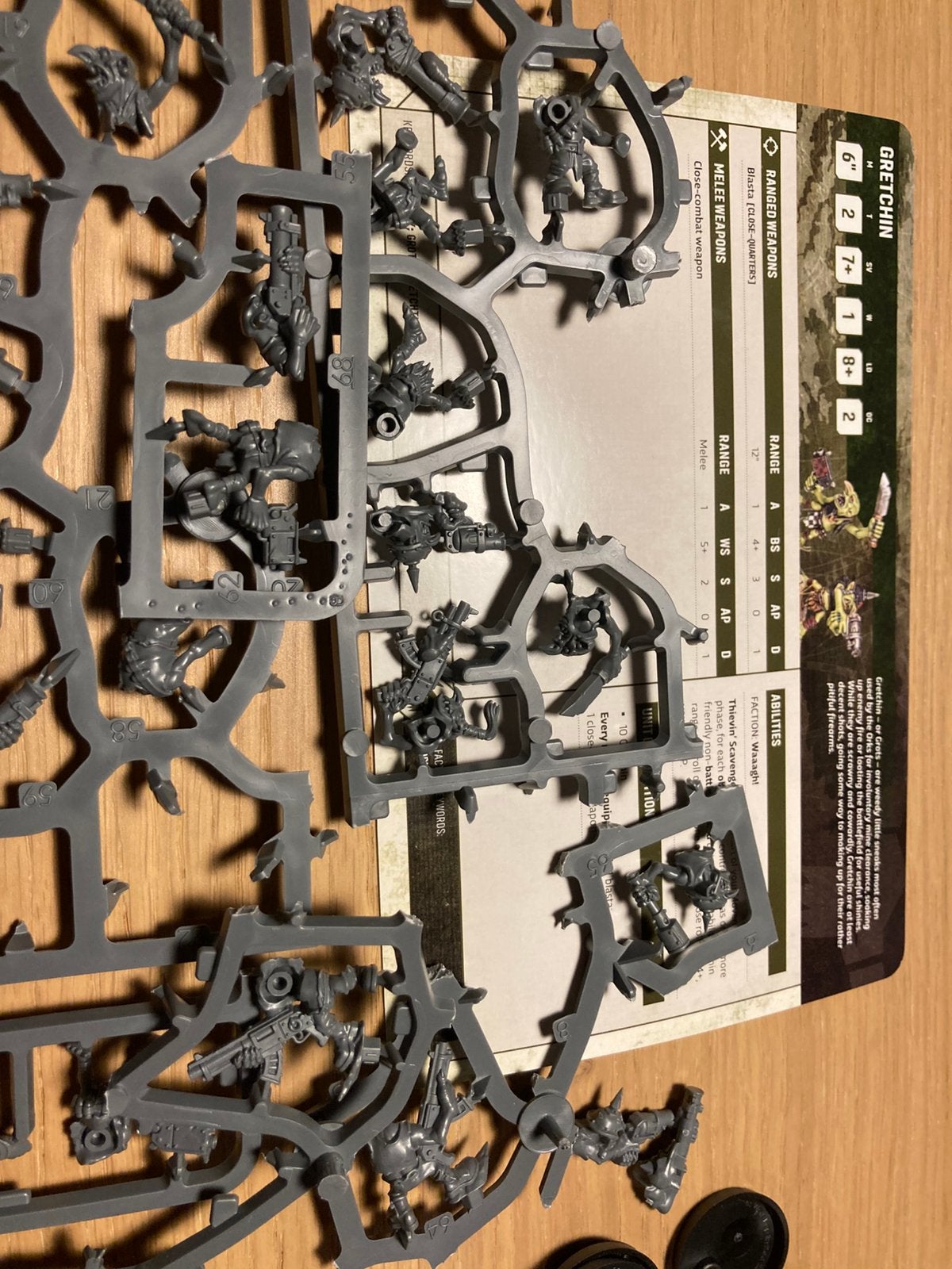 Warhammer 40k ork gretchin 10x, Hobby en Vrije tijd, Ophalen of Verzenden, Zo goed als nieuw, Warhammer