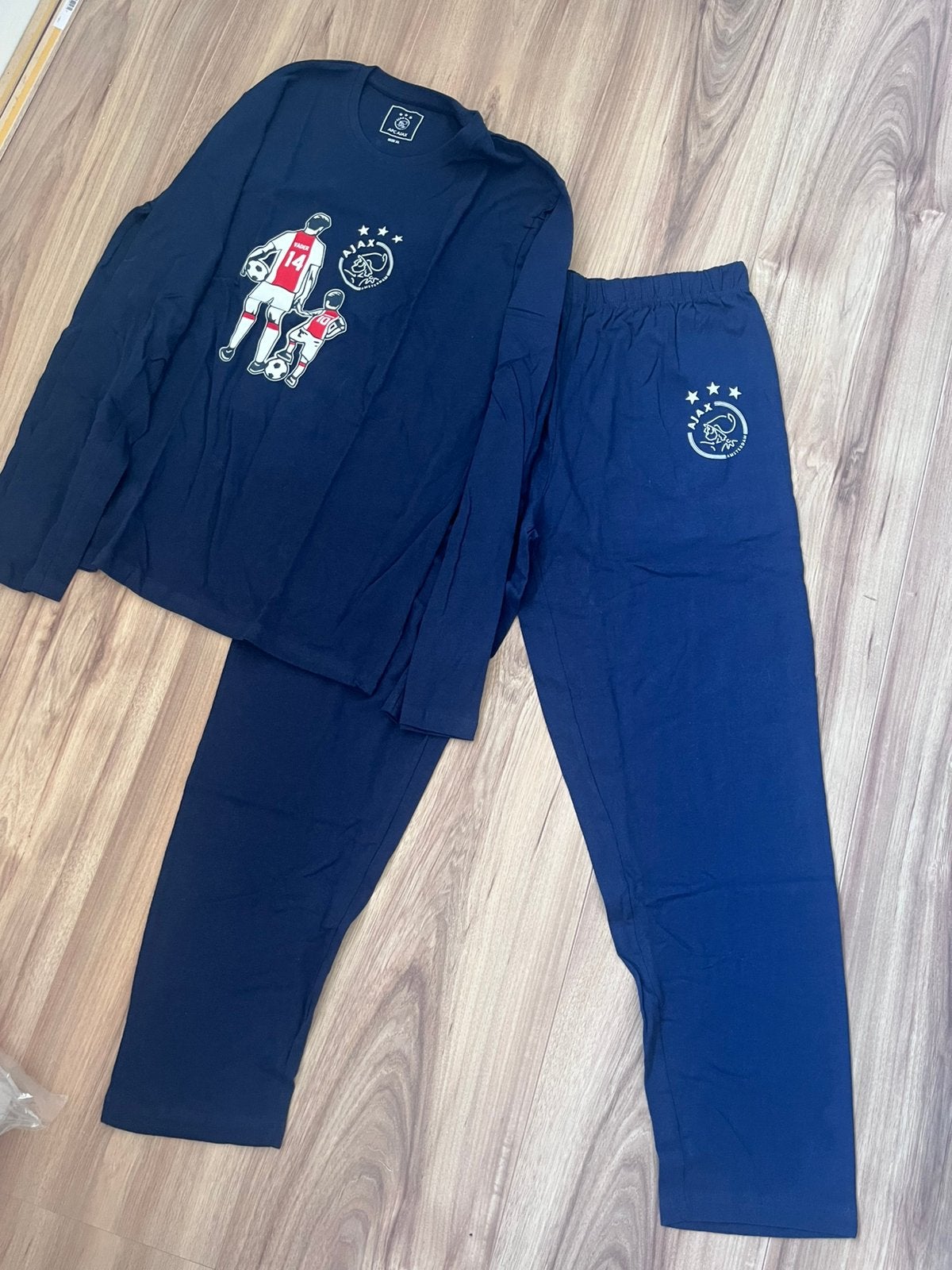 Ajax pyjama XL, Kleding | Heren, Pyjama's, Ophalen of Verzenden, Zo goed als nieuw, Maat 56/58 (XL)