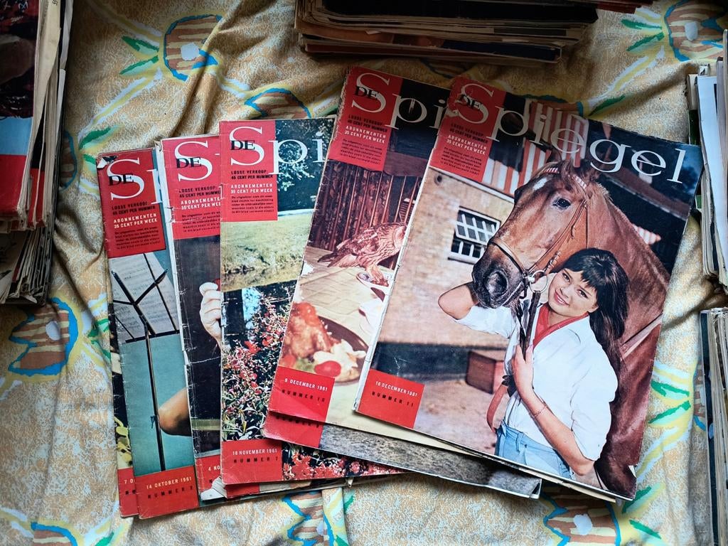 De Spiegel tijdschriften 1961, Boeken, Ophalen, Gelezen, Overige typen