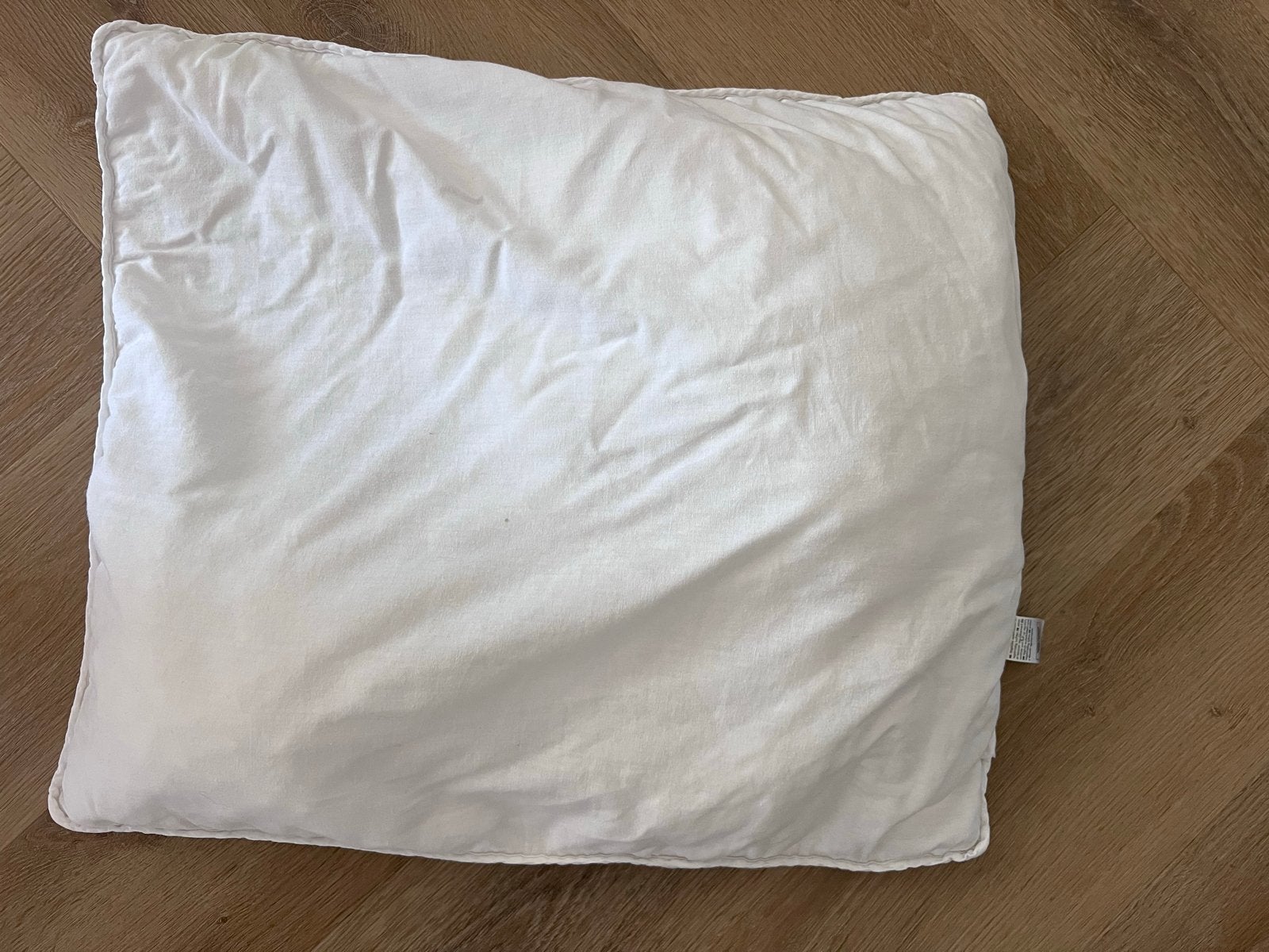 Hema Kussen 50x60cm voor Kinderbed - Wit, Gebruikt, Jongetje of Meisje, Wit, Ophalen of Verzenden