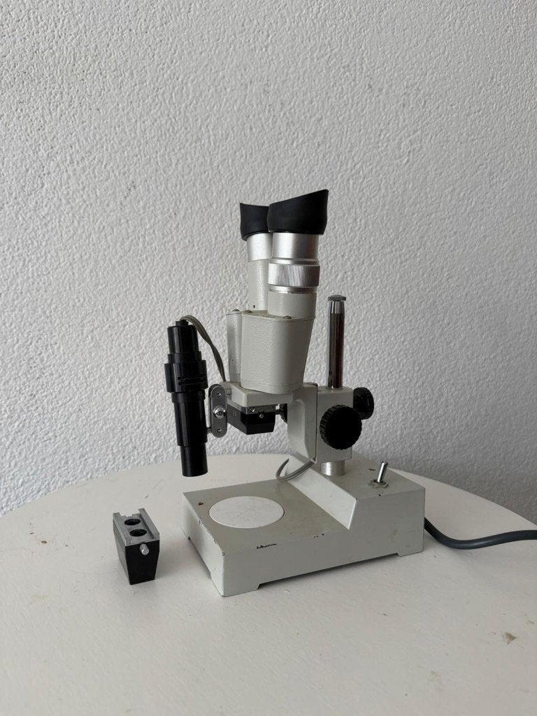Vintage stereomicroscoop - Euromex Arnhem STO, Ophalen, Zo goed als nieuw, Minder dan 400x, Stereomicroscoop