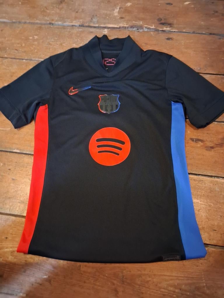 Barcelona t-shirt alvarez maat 164 origineel, Ophalen of Verzenden, Zo goed als nieuw, Overige maten, Blauw