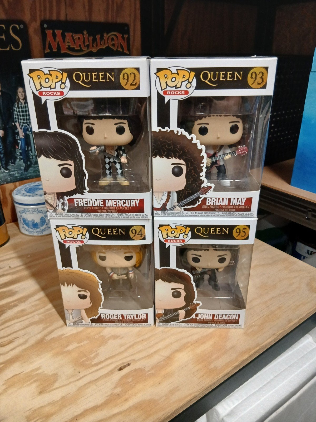 4x Queen Funko Pop Rocks Collectie, Verzamelen, Ophalen of Verzenden, Zo goed als nieuw