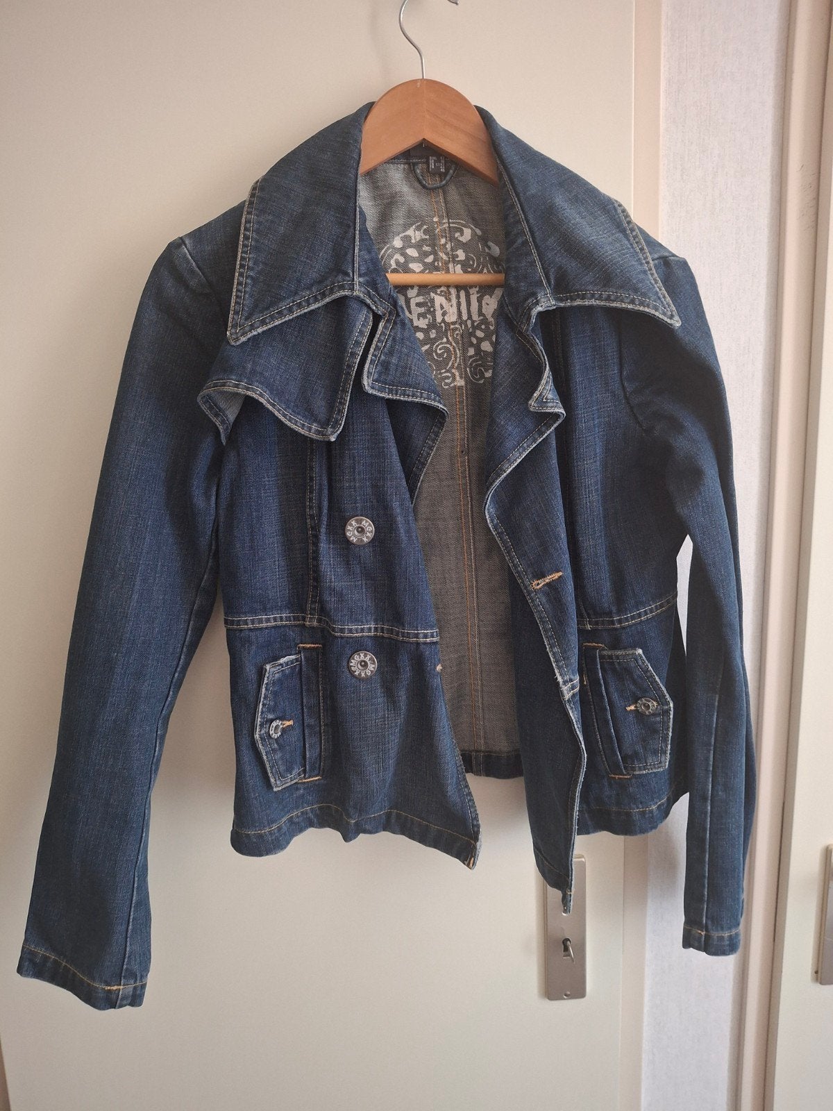 Mexx spijkerjasje maat 42, Ophalen, Mexx, Blauw, Maat 42/44 (L)