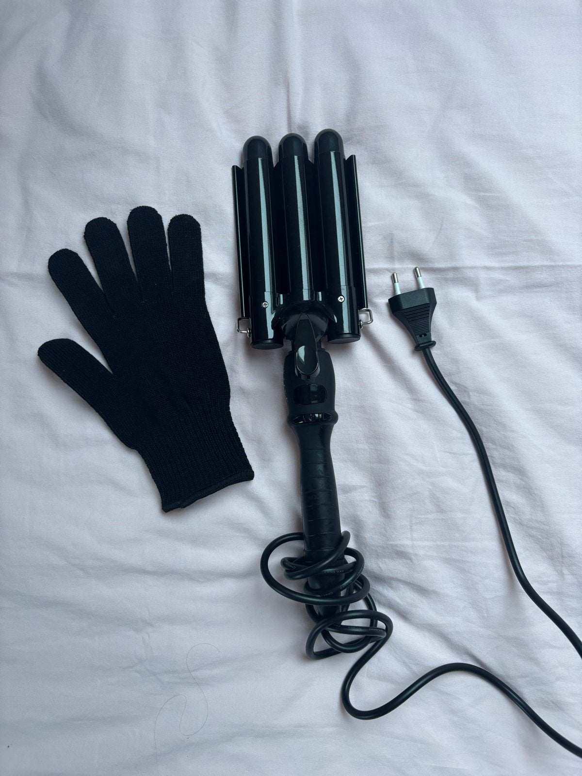 Vaive wafeltang + handschoen - Creëer prachtige golven, Ophalen of Verzenden, Zo goed als nieuw, Krultang of Stijltang