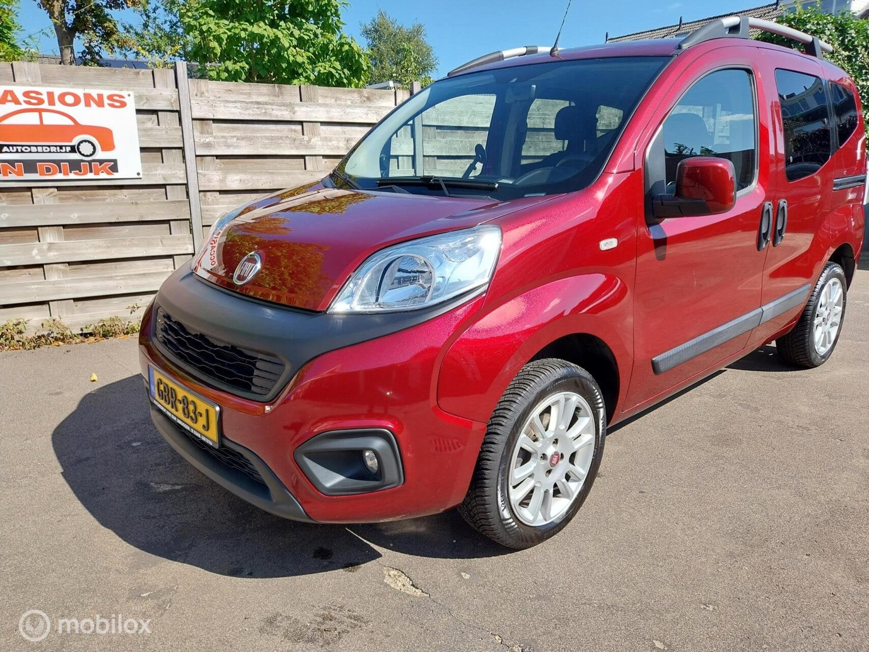 Fiat Qubo 1.4 Easy Airco, Stoelverwarm. hoge instap, Auto's, Fiat, Voorwielaandrijving, Stof, Euro 6, 4 cilinders