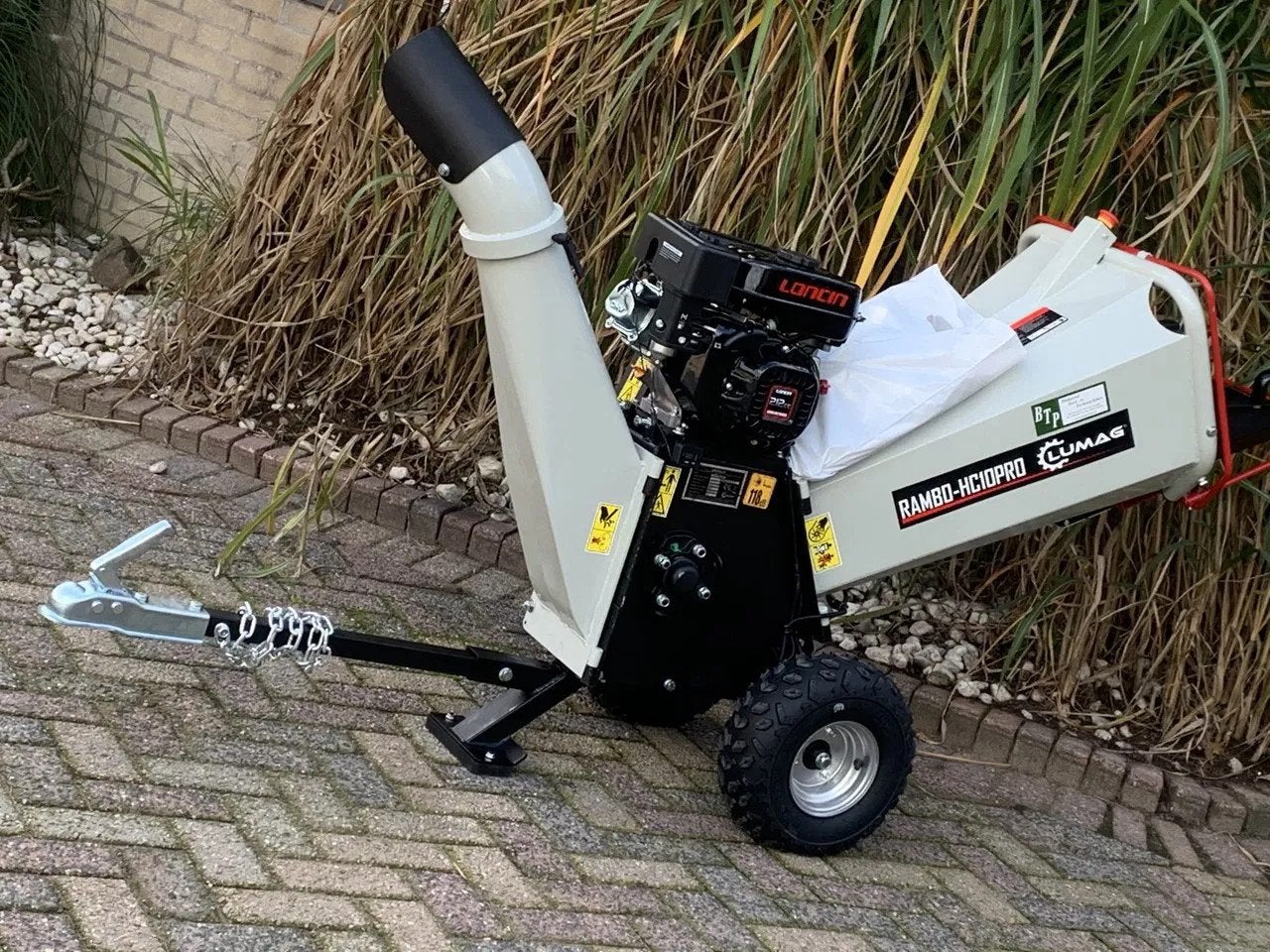 Lumag Lumag hakselaar RAMBO HC10PRO-NL tot 10cm met benzinem, Nieuw, Lumag