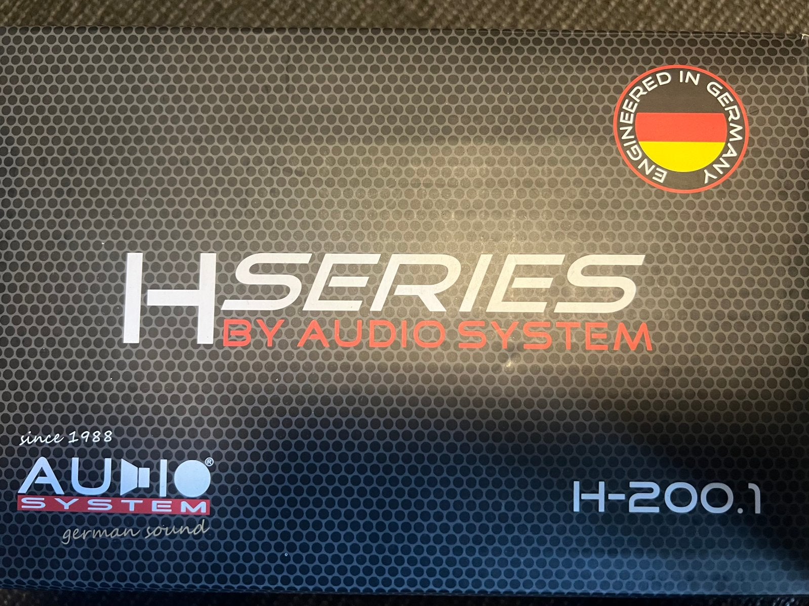 Audio System H200.1 inbouw versterker, Audio System, Verzenden, As@com, Zo goed als nieuw