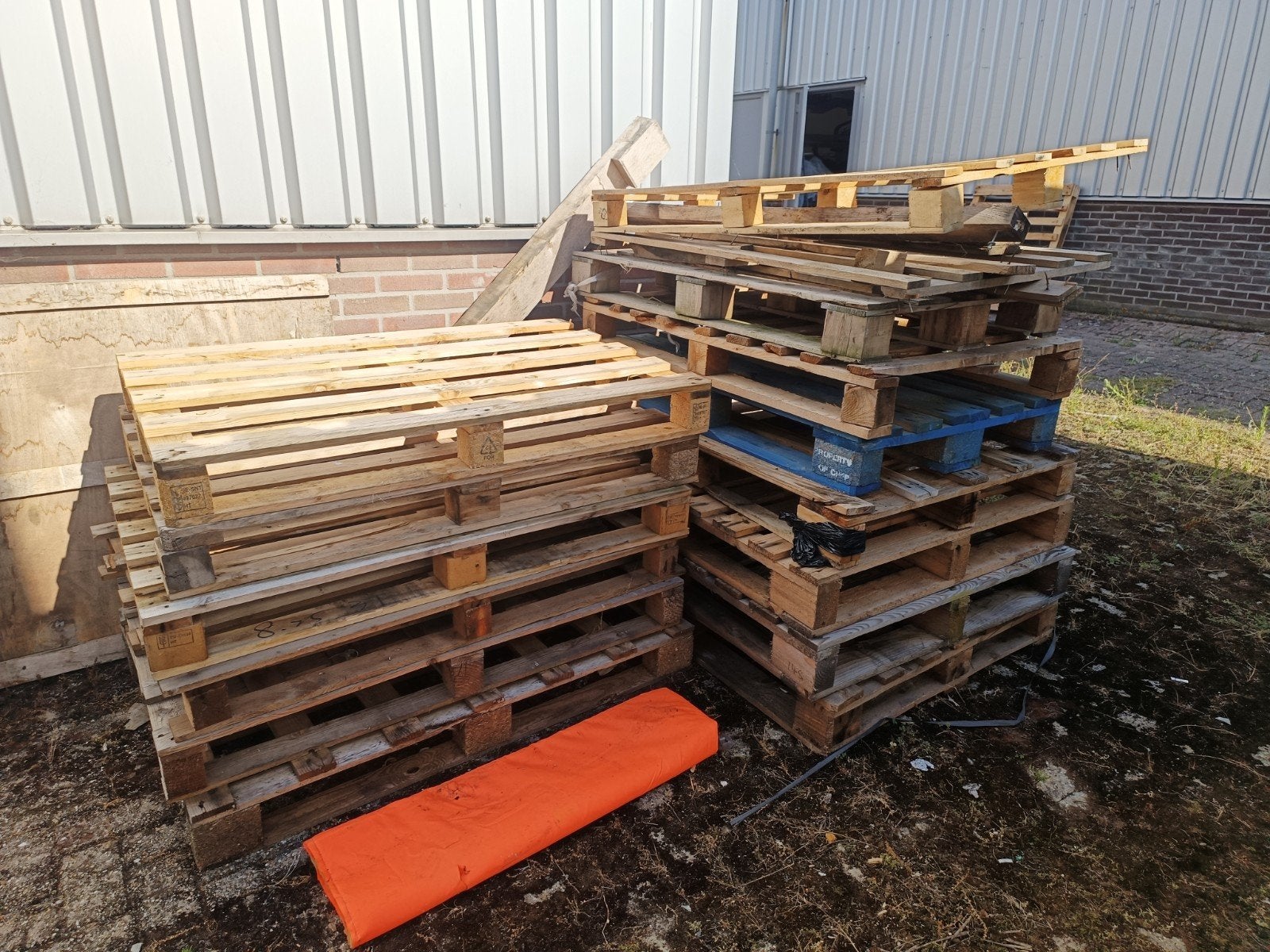 Diverse partij gebruikte pallets, Ophalen