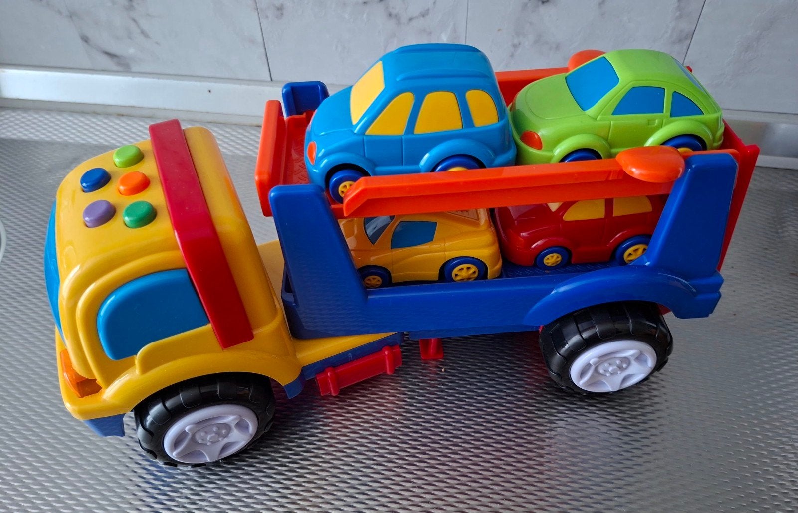 Transport vrachtwagen met meerdere geluiden, Kinderen en Baby's, Ophalen