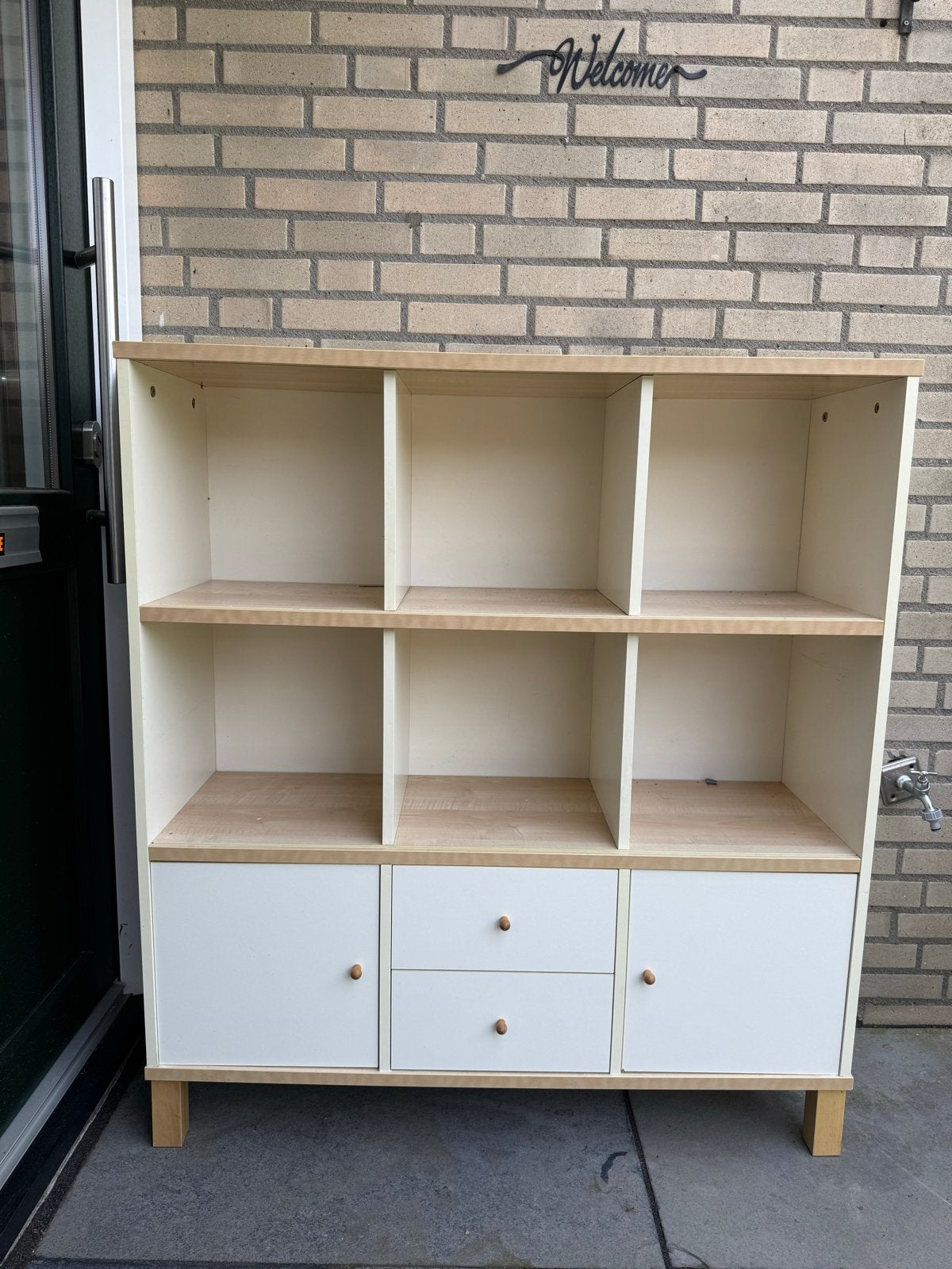 GRATIS - aBoekenkast/Opbergkast met lades en deuren, Huis en Inrichting, Kasten | Boekenkasten, Ophalen, Gebruikt, 100 tot 150 cm
