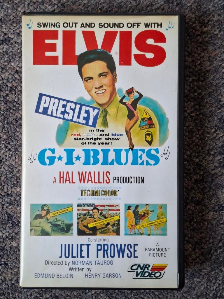 Elvis Presley - G.I. Blues (VHS), Alle leeftijden, Ophalen of Verzenden, Gebruikt