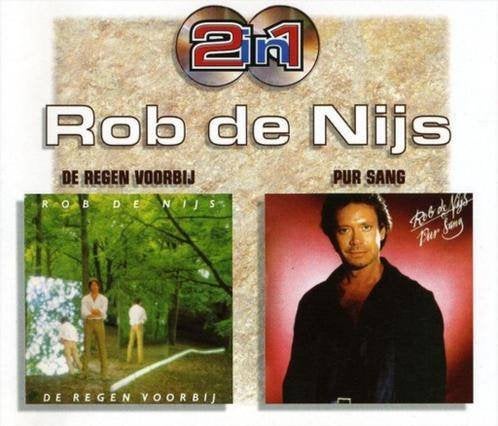2 In 1 Rob De Nijs - De Regen Voorbij en Pur Sang 2XCD, Verzenden, Zo goed als nieuw, Pop, Album