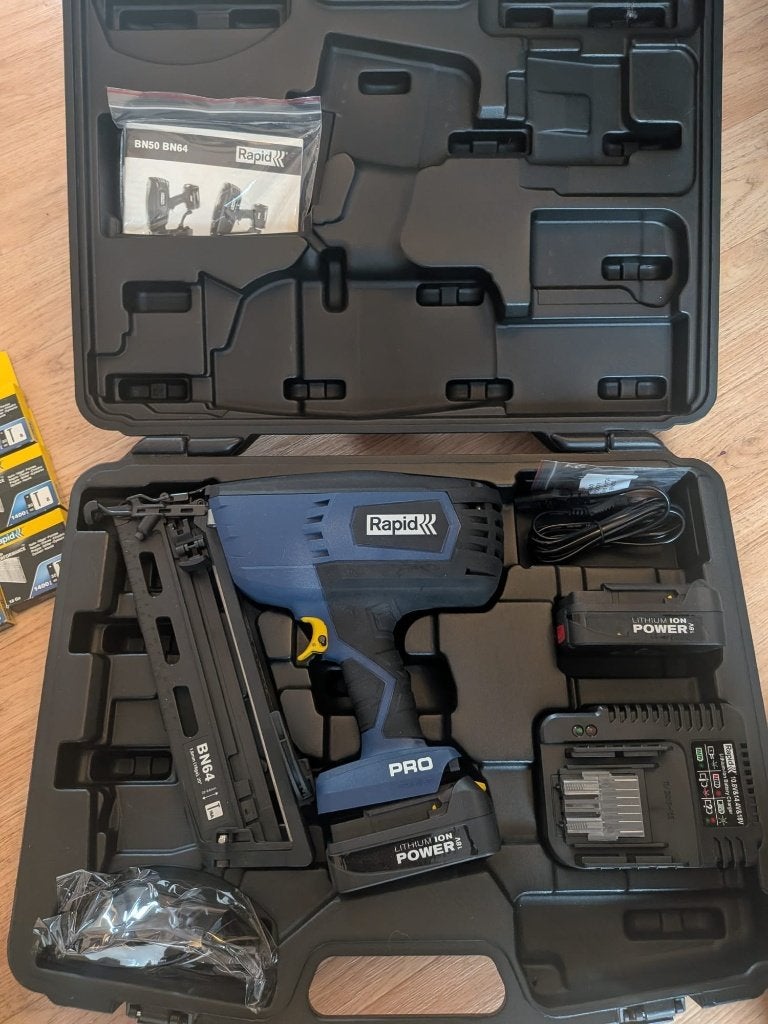 Rapid PRO BN64 Accutacker. inclusief nagels || Nietmachine, Ophalen of Verzenden, Nieuw, Overige typen, Overige merken