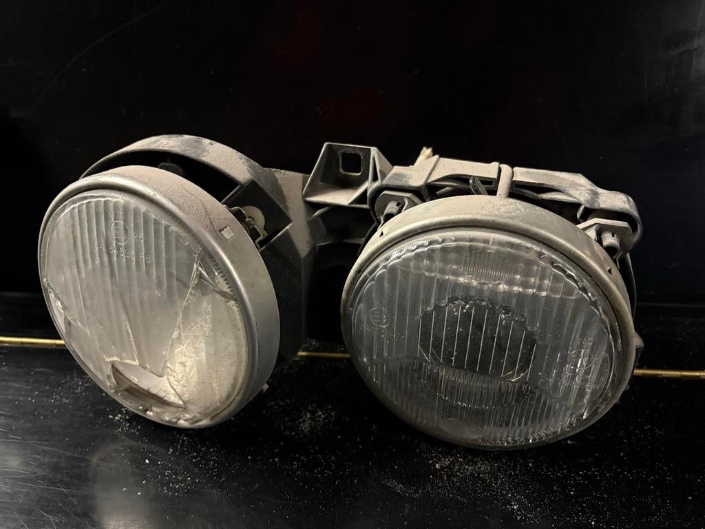 BMW E30 Koplamp - Glas beschadigd, Auto-onderdelen, Ophalen, Gebruikt, BMW