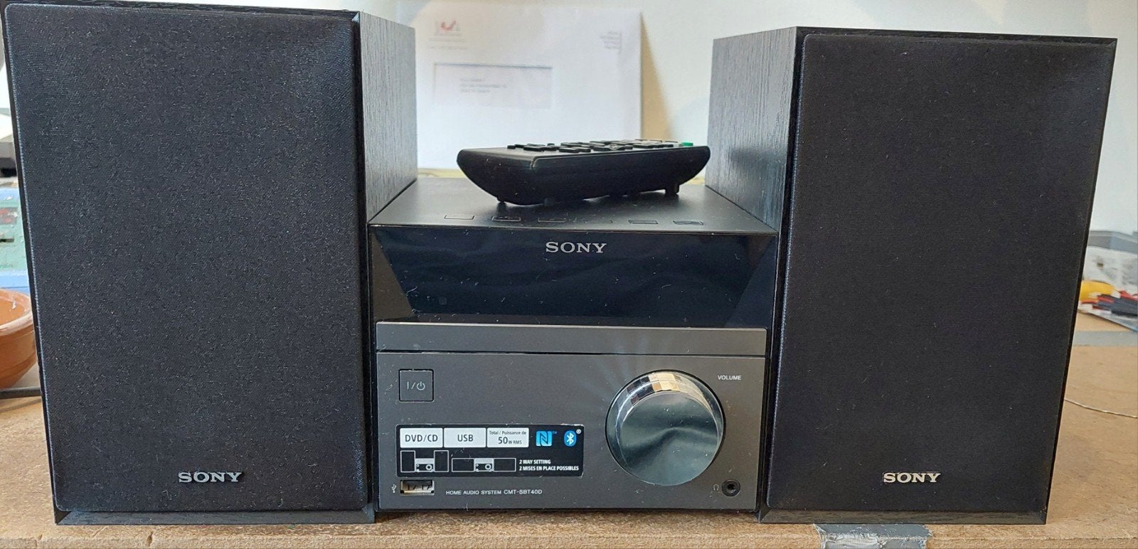 Sony CMT-SBT40D Micro Stereoset met Bluetooth, Audio, Tv en Foto, Stereo-sets, Microset, Ophalen of Verzenden, Zo goed als nieuw