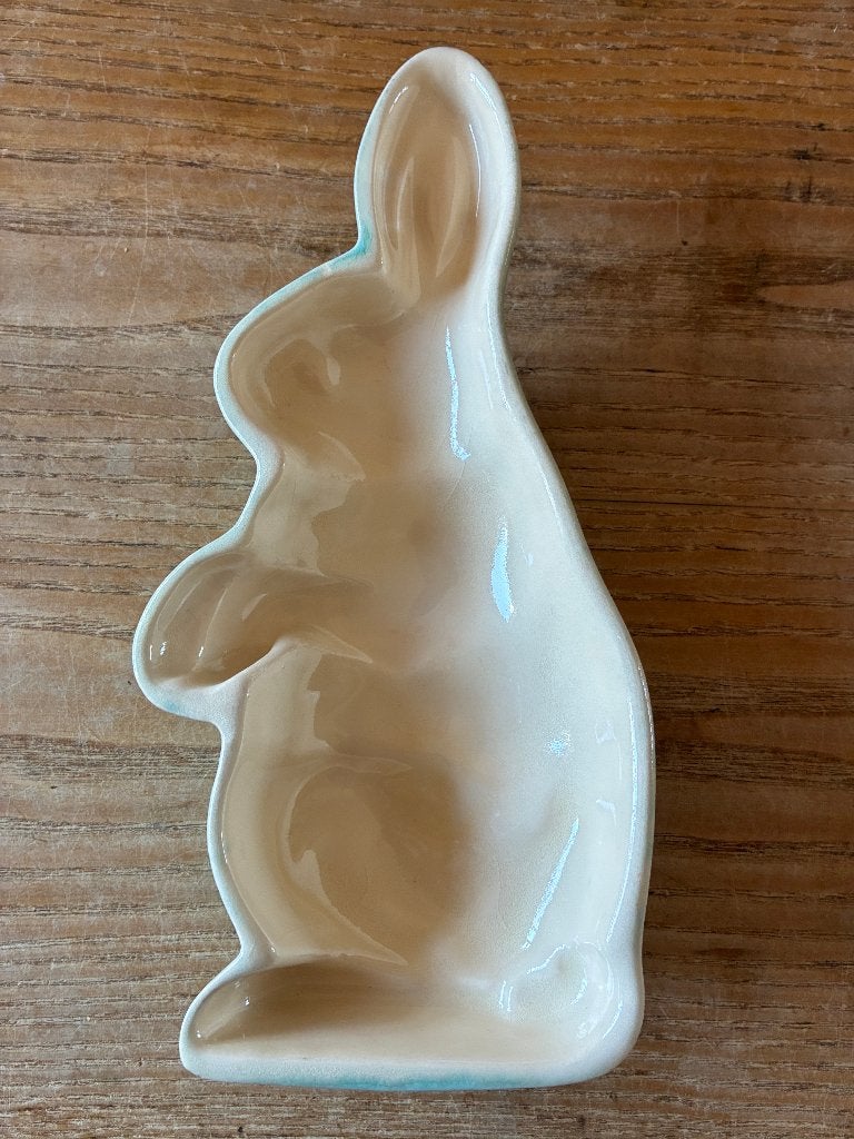 Vintage puddingvorm haas paashaas - groen, Antiek en Kunst, Ophalen of Verzenden