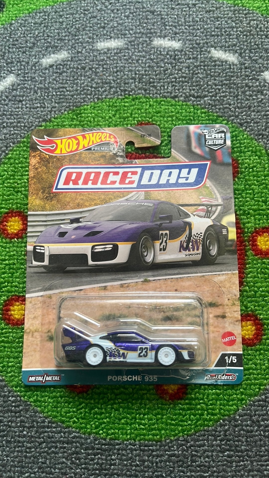 Hot Wheels Premium, Porsche 935 Race Day, Ophalen, Zo goed als nieuw, Auto