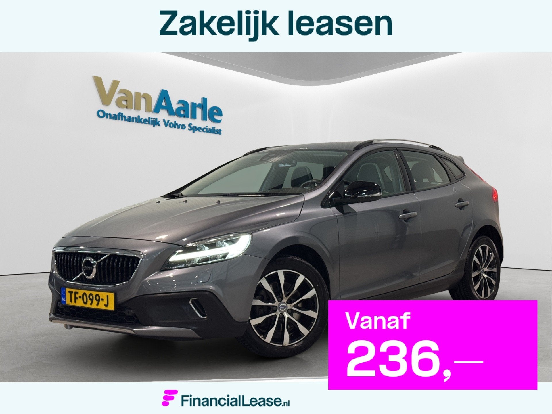 Volvo V40 Cross Country T3 Aut. Dynamic Parkeercamera Stoelv, Stof, 4 cilinders, 700 kg, Origineel Nederlands