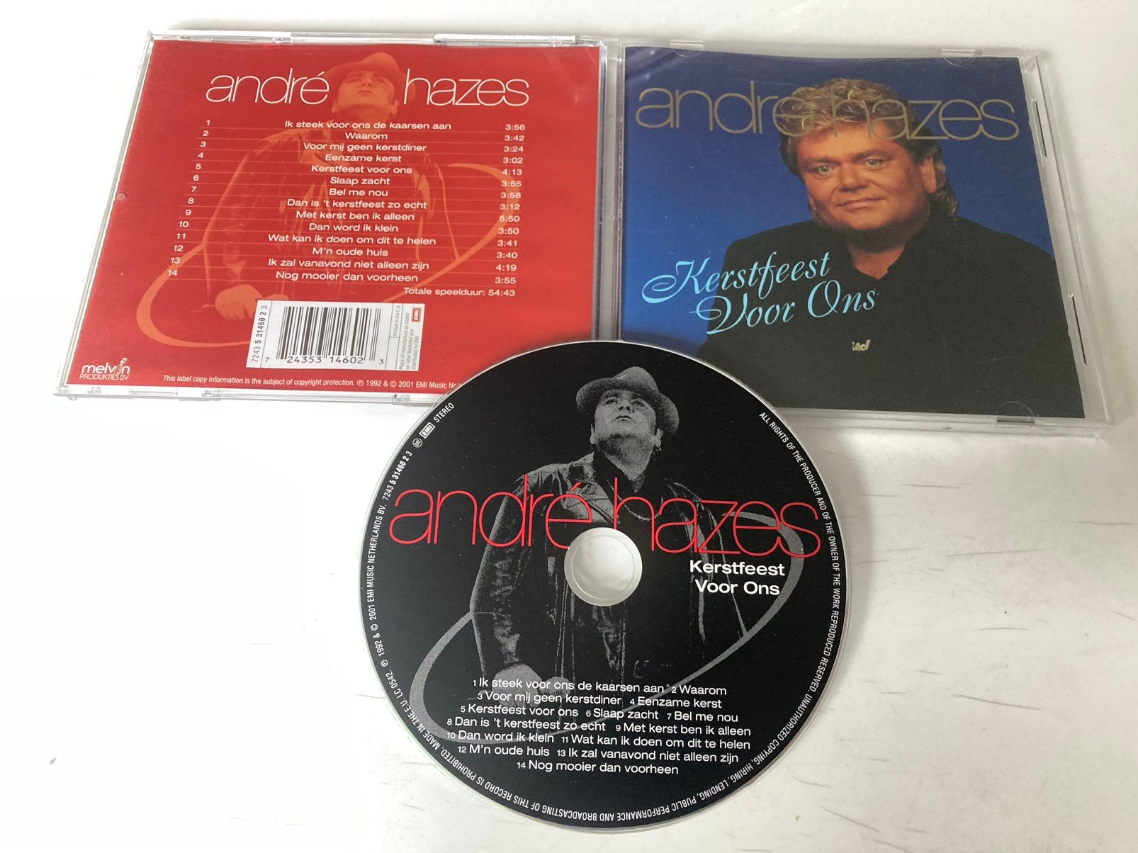 Andre Hazes - Kerstfeest voor ons (nieuwstaat), Cd's en Dvd's, Cd's | Nederlandstalig, Ophalen of Verzenden, Zo goed als nieuw