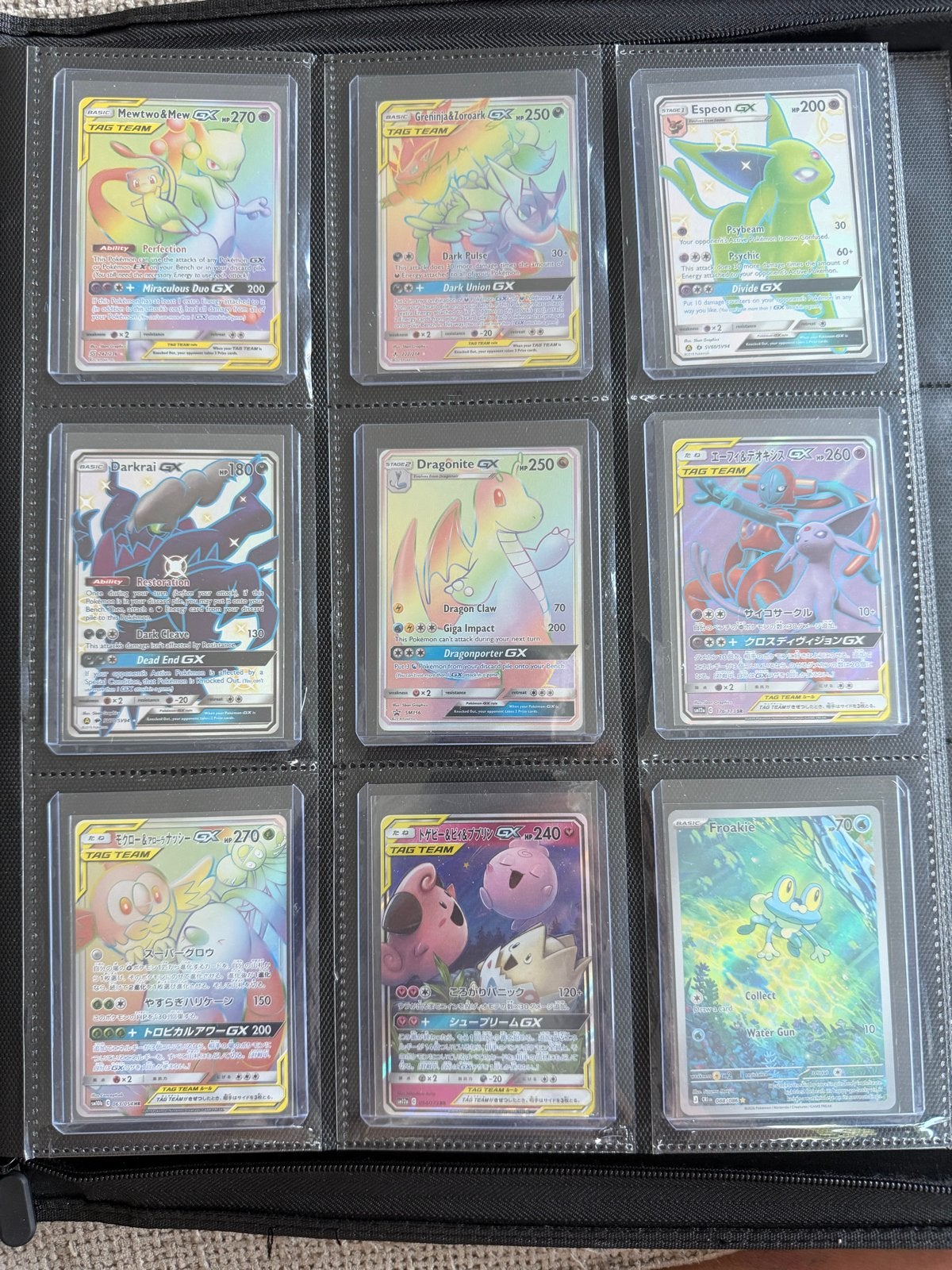 Pokémon Kaarten Verzameling - GX, V, Tag Team, Ophalen of Verzenden, Zo goed als nieuw, Meerdere kaarten