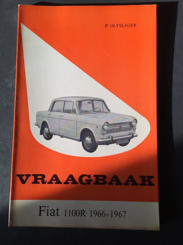 Vraagbaak Fiat 1100 R 1966 / 1967, Ophalen