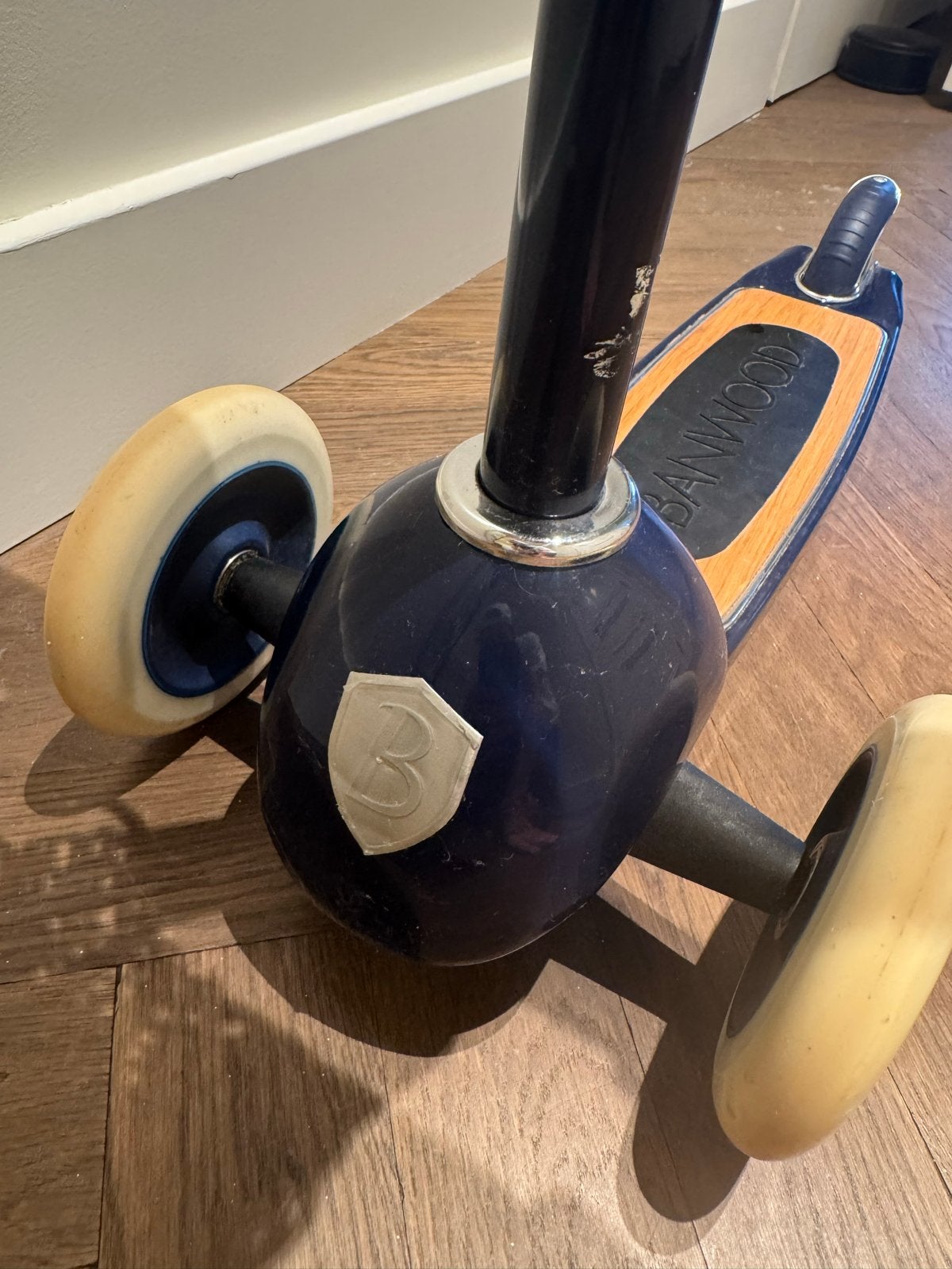 Banwood Step Blauw met Mandje - Gebruikt, Ophalen, Gebruikt, Gewone step