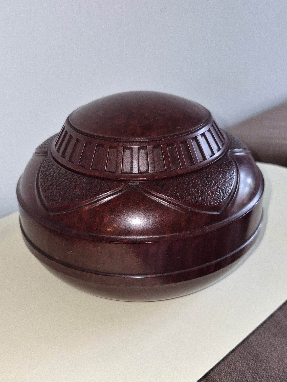 Vintage Bakelieten Doosje - Art Deco Stijl, Ophalen of Verzenden