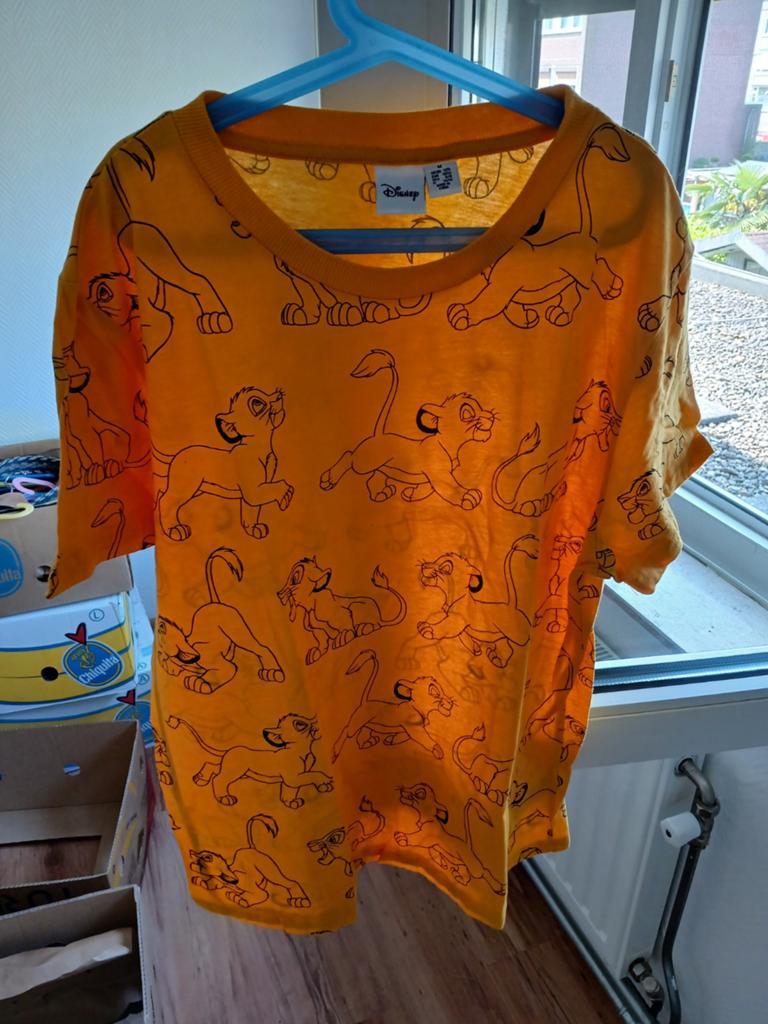 Simba vrouwen tshirt, Maat 38/40 (M), Primark, Geel, Nieuw