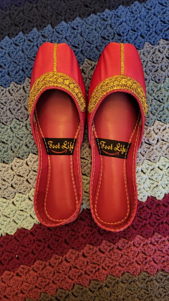 Nieuwe khussa Shoes / traditionele schoenen, maat 40/41, Kleding | Dames, Schoenen, Overige kleuren, Nieuw, Sangla Shoes, Ballerina's