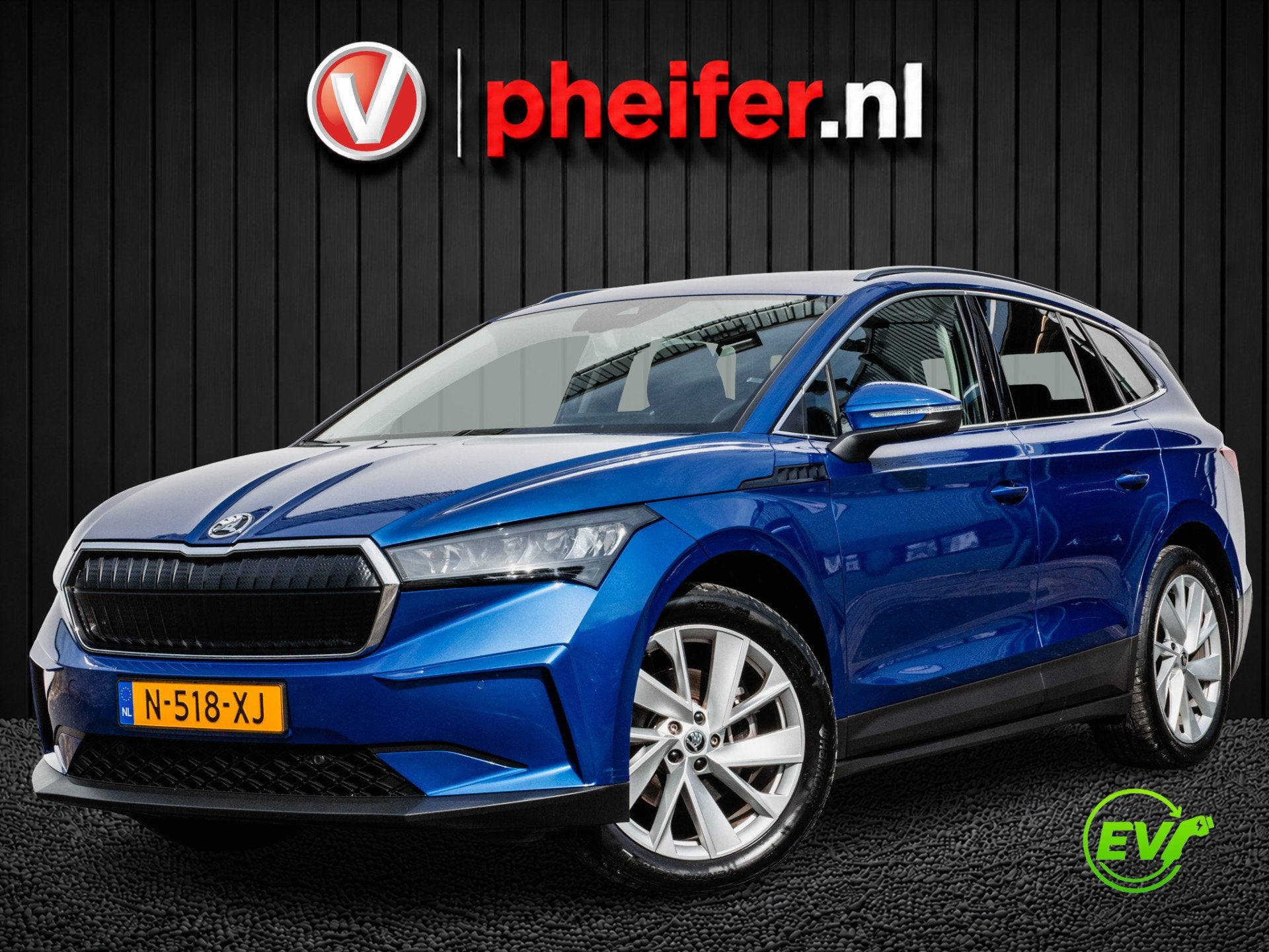 Skoda Enyaq iV 60 SOH 91% Stoel-stuurverwarming/ Camera/ Nav, Auto's, Automaat, 390 km, Achterwielaandrijving, Gebruikt