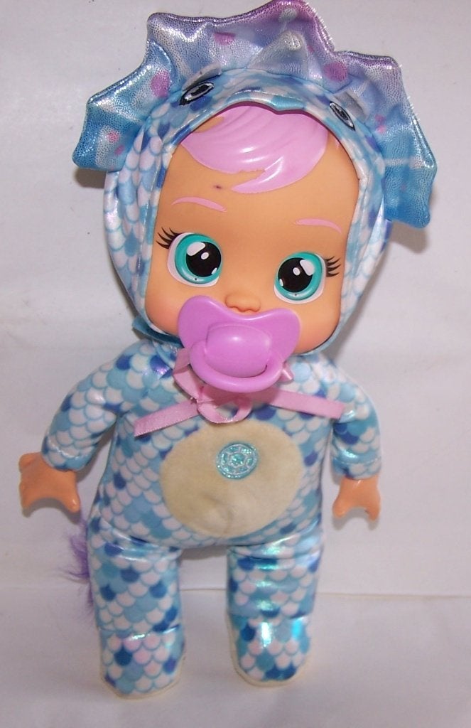IMC Toys- Tina uit Tiny Cuddles Dinos serie. Izgs., Ophalen of Verzenden, Zo goed als nieuw, Babypop