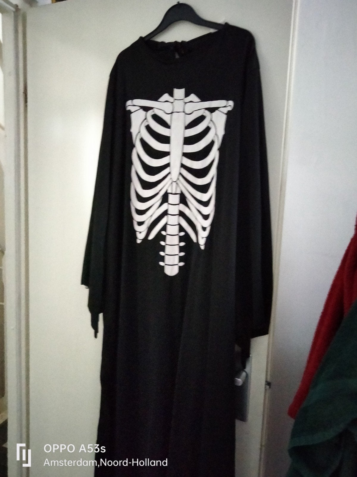 Skelet Kostuum Halloween - Maat L, Maat 42/44 (L), Ophalen of Verzenden, Onbekend, Halloween