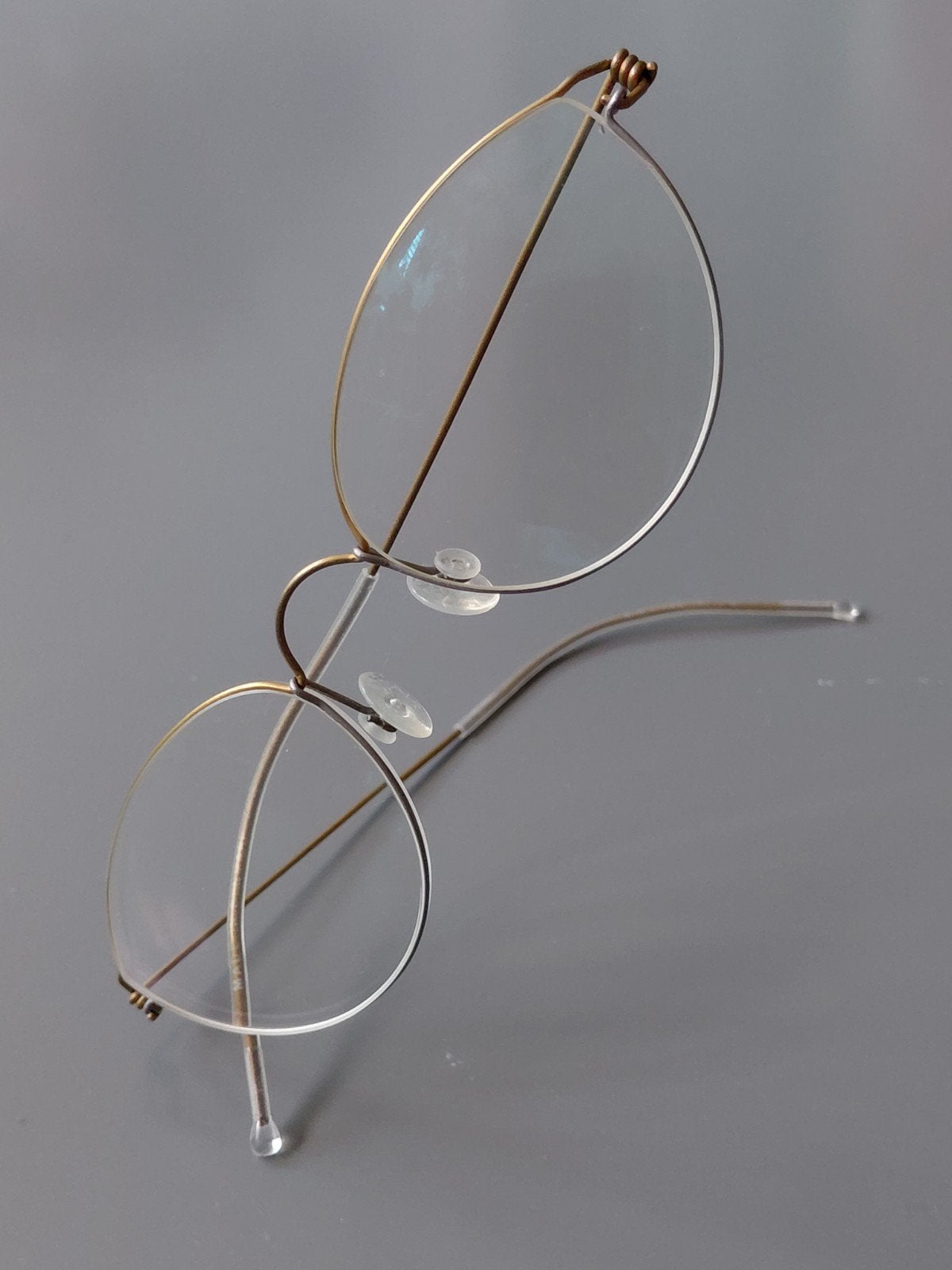 Stijlvolle Vintage Lindberg Cat Eye bril, nieuwstaat., Overige merken, Overige kleuren, Ophalen of Verzenden, Zo goed als nieuw