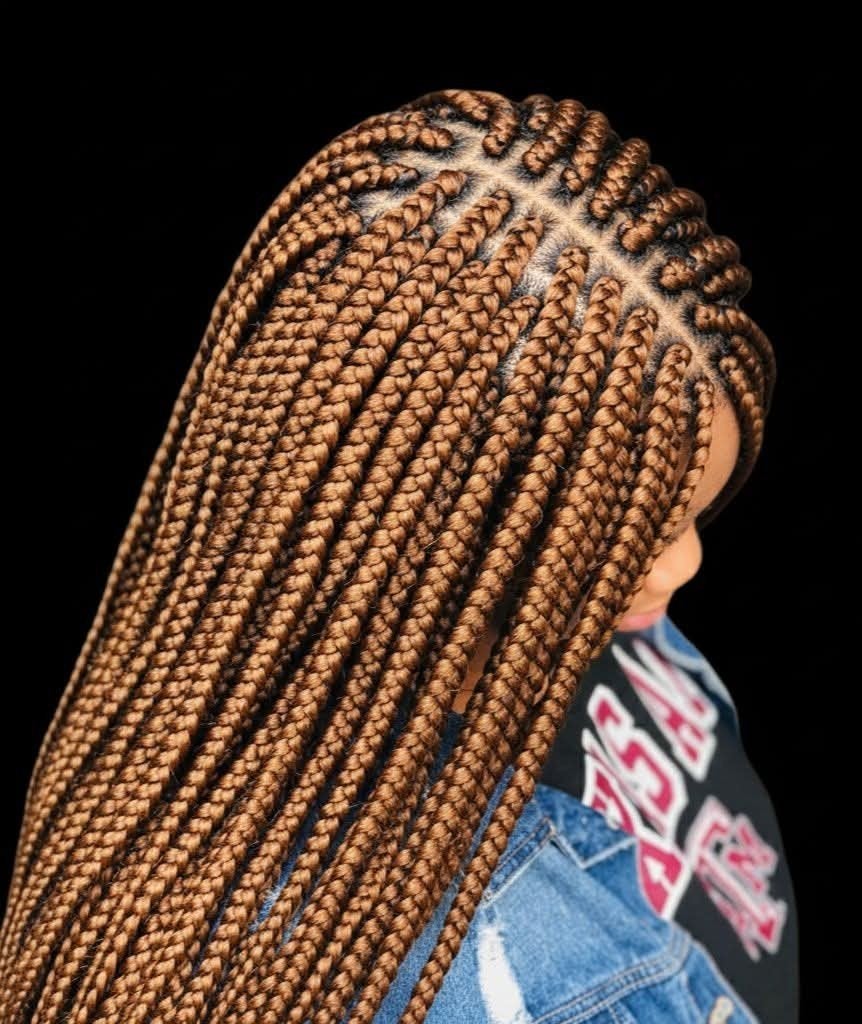 Box braids änd crotchet, Ophalen